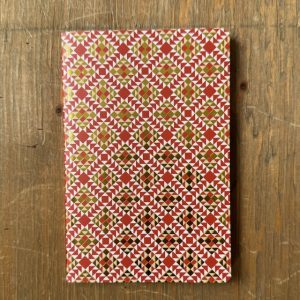 Mini Quilt Notebook - Rust