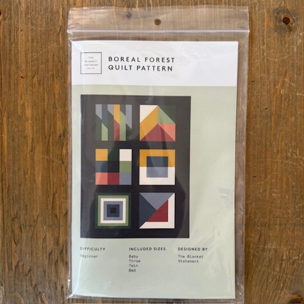 The Blanket Statement – Boreal Forest Quilt Pattern – Patch Halifax